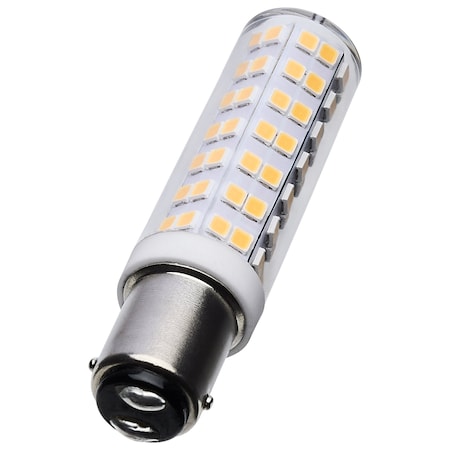 Satco 6.5 Watt T6 LED, Clear Finish, DC Base, 3000K, 120V S12354